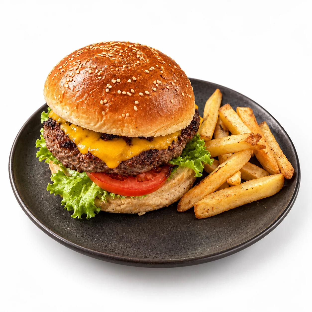 Sade ve aydınlık hamburger stüdyo örneği